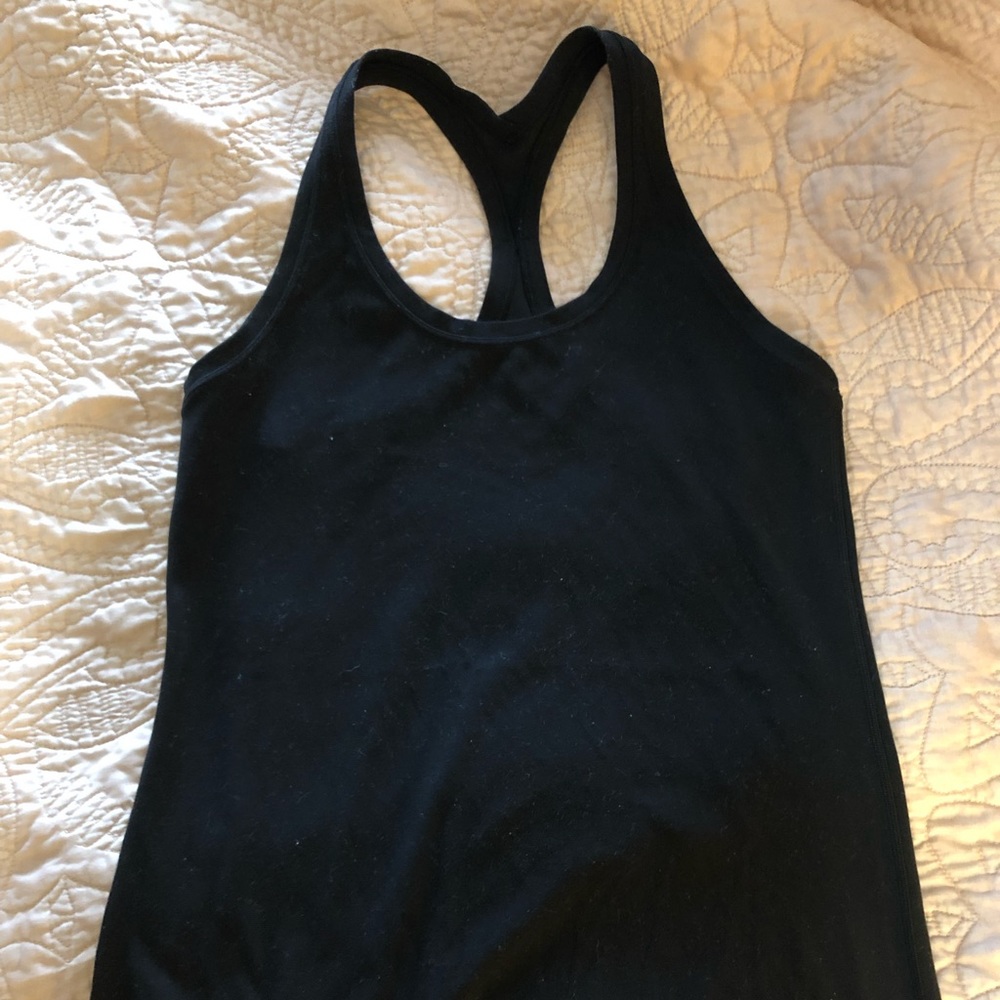 Lululemon black cool racerback size 10